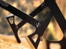 Boker Plus Mohican Tomahawk Set 5.25" 3Cr13 Stainless Axe Head 2.38 Cutting Edge Black cord wrapped Handle