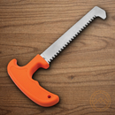 Boker Plus Game Processing Fixed Knife 5.25" 420 Steel Blade Orange TPR Handle