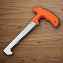 Boker Plus Game Processing Fixed Knife 5.25" 420 Steel Blade Orange TPR Handle