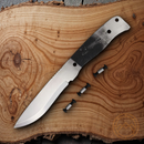 BPS Knives Blank Fixed Knife 4" 1066 Carbon Steel Blade One Piece Construction
