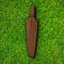 BPS Knives Compact Camping Fixed Knife 3.75" 1066 Steel Full Blade Walnut Handle