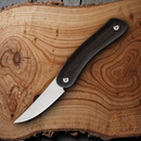 BPS Knives Friction Folding Knife 2.75" 5Cr14MoV Steel Blade Dark Oak Handle