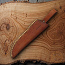 BPS Knives Bushcraft Fixed Knife 5.25" 1066 Carbon Steel Blade Walnut Wood Handle