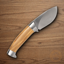 Browning Fixed Knife 3.75" Stainless Steel Skinner Blade Brown Wood Handle 0497