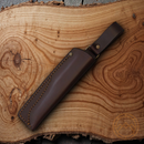 Brisa Trapper 115 Knife 4.75" Elmax Steel Full Tang Blade Green Micarta Handle