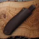 Brisa Nessmuk 125 Knife 5" 80CRV2 Steel Nessmuk Blade Curly Birch Handle 241
