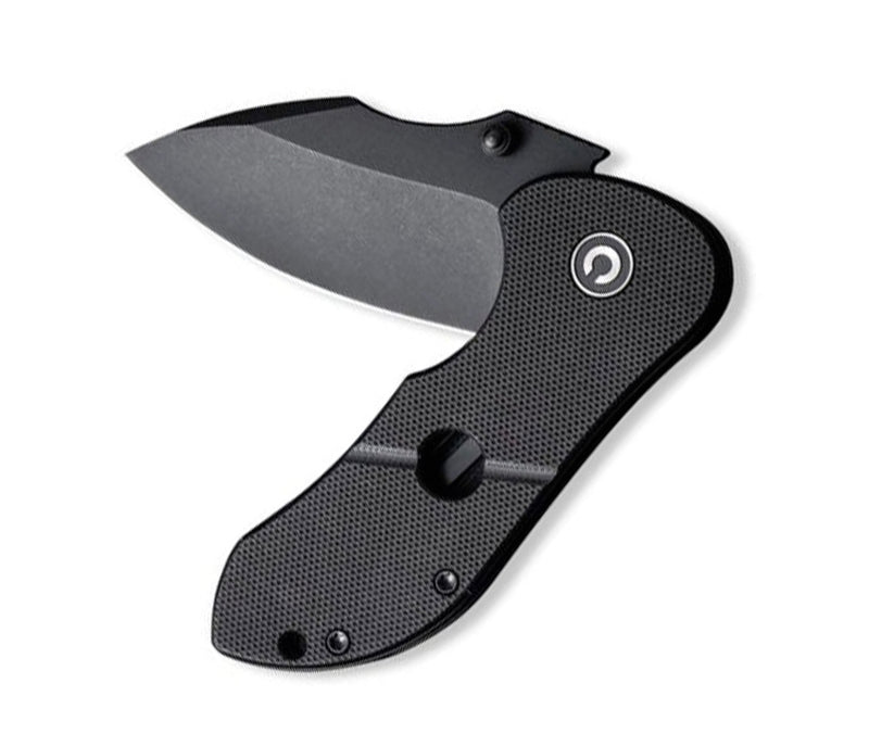 Civivi Gordo Linerlock Folding Knife 2.5" D2 Steel Drop Point Blade Black G10 Handle 22018C1 -Civivi - Survivor Hand Precision Knives & Outdoor Gear Store