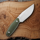 Bestech Knives Lignum Arits Fixed Knife 4.75" AUS-8 Steel Blade OD Green G10 Handle