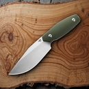 Bestech Knives Lignum Arits Fixed Knife 4.75" AUS-8 Steel Blade OD Green G10 Handle