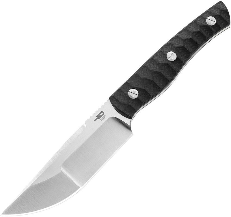 Bestech Knives Heidi Blacksmith 2 Fixed Knife 4" S35VN Steel Full Tang Blade Black Sculped Carbon Fiber Handle F04A -Bestech Knives - Survivor Hand Precision Knives & Outdoor Gear Store