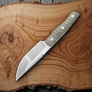 Bestech Knives Heidi Blacksmith 2 Fixed Knife 4" S35VN Steel Blade Green Canvas Micarta Handle