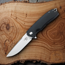 Bestech Knives Lion Folding Knife 3.5" D2 Tool Steel Blade Black G10 Handle G01A