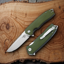 Bestech Knives Lion Folding Knife 3.5" D2 Tool Steel Blade OD Green G10 Handle