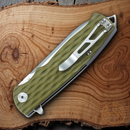 Bestech Knives Liner Folding Knife 3.5" D2 Tool Steel Blade Sculpted G10 Handle