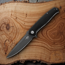 Bestech Knives Swordfish Liner Folding Knife 4" D2 Tool Steel Blade Black G10 Handle