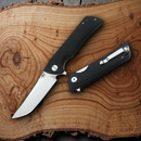 Bestech Knives Paladin Folding Knife 3.75" D2 Tool Steel Blade Black G10 Handle