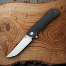 Bestech Knives Paladin Folding Knife 3.75" D2 Tool Steel Blade Black G10 Handle