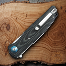 Bestech Ascot Linerlock Folding Knife 4" D2 Tool Steel Blade Black/Gray G10 Handle