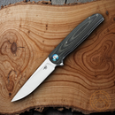 Bestech Ascot Linerlock Folding Knife 4" D2 Tool Steel Blade Black/Gray G10 Handle