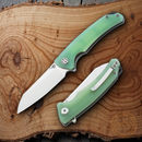 Bestech Knives TEXEL Folding Knife 3.25" D2 Tool Steel Blade Jade G10 Handle