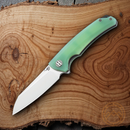 Bestech Knives TEXEL Folding Knife 3.25" D2 Tool Steel Blade Jade G10 Handle