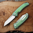 Bestech Knives TEXEL Folding Knife 3.25" D2 Tool Steel Blade Jade G10 Handle
