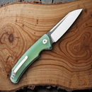 Bestech Knives TEXEL Folding Knife 3.25" D2 Tool Steel Blade Jade G10 Handle