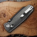 Bestech Knives Slasher Axis Folding Knife 2.88" D2 Steel Blade Balck Micarta Handle