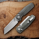 Bestech Knives Slasher Folding Knife 2.88" D2 Tool Steel Blade Micarta Handle