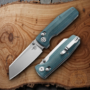 Bestech Knives Slasher Folding Knife 2.88" D2 Tool Steel Blade Blue Micarta