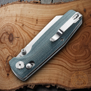 Bestech Knives Slasher Folding Knife 2.88" D2 Tool Steel Blade Blue Micarta