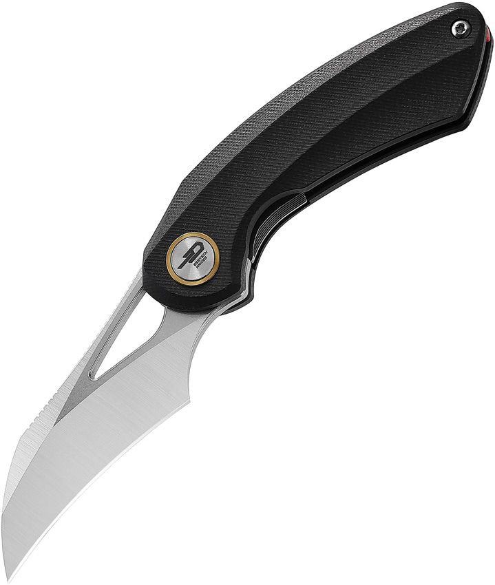 Bestech Knives Bihai Linerlock Folding Knife 2.13" 14C28N Steel Hawkbill Blade Black G10 Handle G53A1 -Bestech Knives - Survivor Hand Precision Knives & Outdoor Gear Store