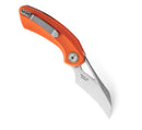 Bestech Knives Bihai Linerlock Folding Knife 2.13" 14C28N Steel Hawkbill Blade Orange G10 Handle G53B1 -Bestech Knives - Survivor Hand Precision Knives & Outdoor Gear Store