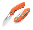 Bestech Knives Bihai Linerlock Folding Knife 2.13" 14C28N Steel Hawkbill Blade Orange G10 Handle G53B1 -Bestech Knives - Survivor Hand Precision Knives & Outdoor Gear Store