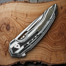 Bestech Knives Ornetta Folding Knife 3.63" N690 Steel Blade Carbon Fiber / G10 Handle