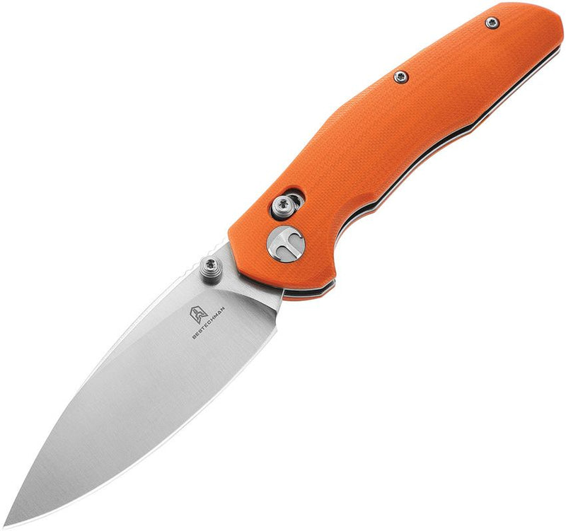 Bestech Knives Ronan B-Lock Folding Knife 3.25" 14C28N Sandvik Steel Blade Orange G10 Handle MK02C -Bestech Knives - Survivor Hand Precision Knives & Outdoor Gear Store