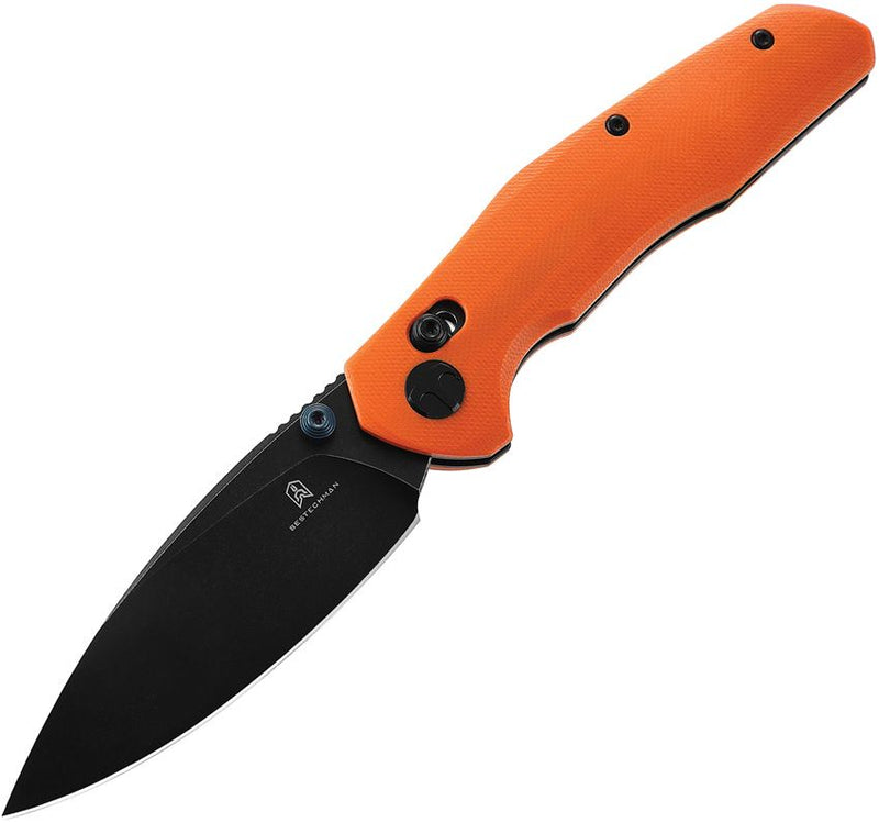 Bestech Knives Ronan B-Lock Folding Knife 3.25" 14C28N Sandvick Steel Blade Orange G10 Handle MK02H -Bestech Knives - Survivor Hand Precision Knives & Outdoor Gear Store