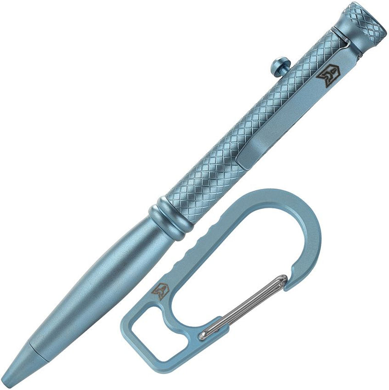 Bestech Knives Bestechman Scribe Pen 9000M Refill Bolt Action Blue Titanium Construction M16B -Bestech Knives - Survivor Hand Precision Knives & Outdoor Gear Store