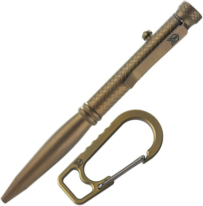 Bestech Knives Bestechman Scribe Pen 9000M Refill Bolt Action Bronze Titanium Construction M16D -Bestech Knives - Survivor Hand Precision Knives & Outdoor Gear Store