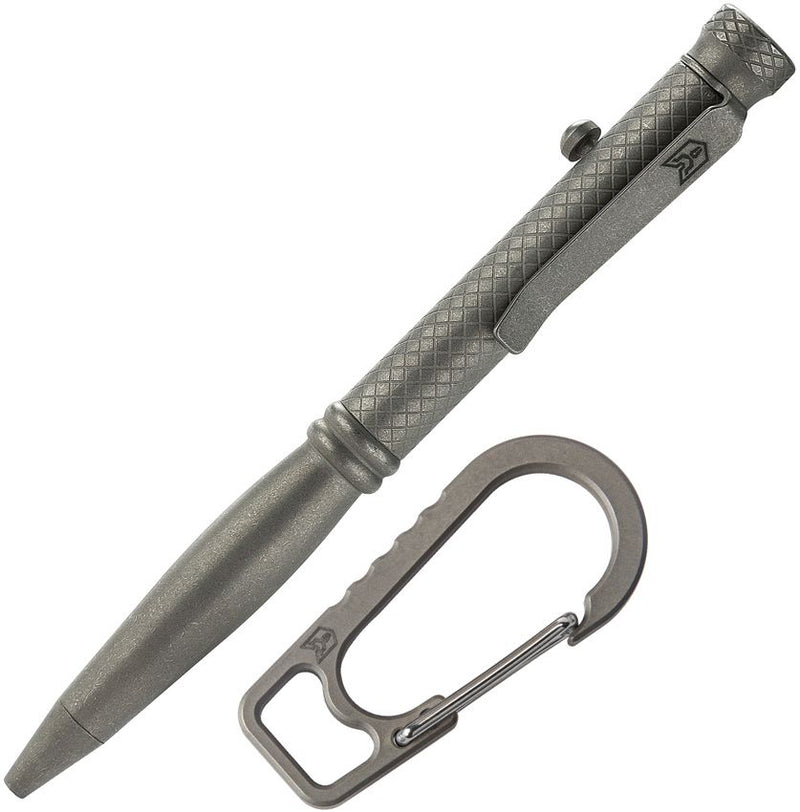 Bestech Knives Bestechman Scribe Pen 9000M Refill Bolt Action Gray Titanium Construction M16A -Bestech Knives - Survivor Hand Precision Knives & Outdoor Gear Store