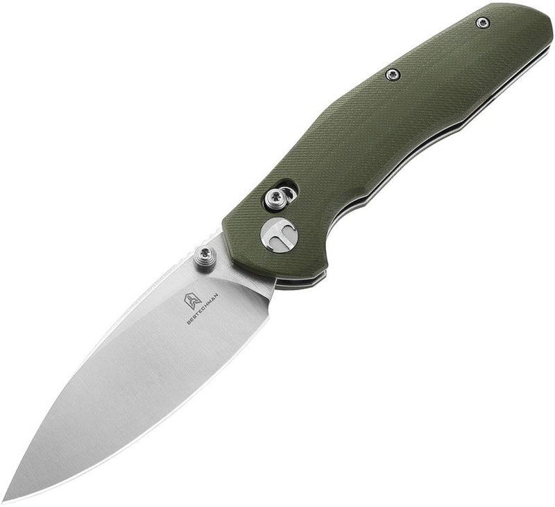 Bestech Knives Ronan B-Lock Folding Knife 3.25" 14C28N Sandvik Steel Blade OD Green G10 Handle MK02B -Bestech Knives - Survivor Hand Precision Knives & Outdoor Gear Store