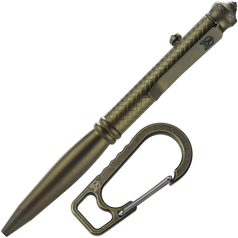 Bestech Knives Bestechman Scribe Pen 9000M Refill Bolt Action Bronze And Black Titanium Construction M17D -Bestech Knives - Survivor Hand Precision Knives & Outdoor Gear Store