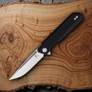 Bestech Knives Bestechman Dundee Linerlock Folding Knife 3.5" D2 Tool Steel Blade Black G10 Handle