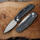 Bestech Knives Ronan B-Lock Folding Knife 3.25" 14C28N Sandvik Steel Blade Black G10 Handle
