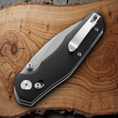 Bestech Knives Ronan B-Lock Folding Knife 3.25" 14C28N Sandvik Steel Blade Black G10 Handle