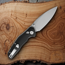 Bestech Knives Ronan B-Lock Folding Knife 3.25" 14C28N Sandvik Steel Blade Black G10 Handle