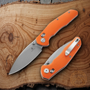 Bestech Knives Ronan B-Lock Folding Knife 3.25" 14C28N Sandvik Steel Blade Orange G10 Handle