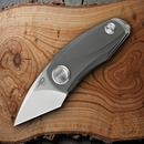 Bestech Knives Tulip Folding Knife 1.25" Bohler M390 Steel Blade Gray Titanium Handle