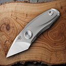 Bestech Knives Tulip Frame Folding Knife 1.25" Bohler M390 Steel Blade Gray Titanium Handle