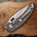 Bestech Knives Exploit Frame Folding Knife 3.13" S35VN Steel Blade Titanium Handle